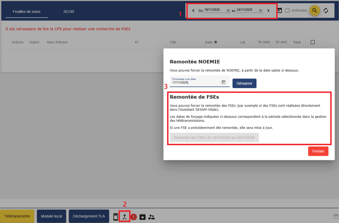 Remonter les recettes